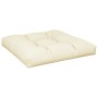 Cojín para sofá de palets tela crema 80x80x12 cm de vidaXL, Cojines para sillas y sofás - Ref: Foro24-314404, Precio: 40,83 €...