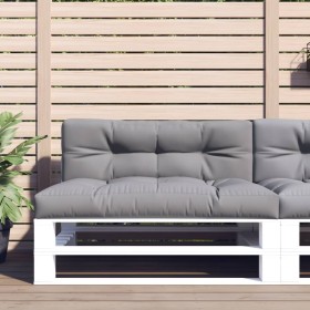 Cushions for pallet sofa, 2 units, gray fabric by vidaXL, Cushions for chairs and sofas - Ref: Foro24-314544, Price: 67,99 €,...