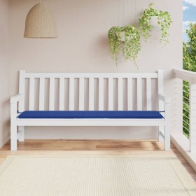 Gartenbankauflage Oxford-Stoff blau 200x50x3 cm von vidaXL, Kissen für Stühle und Sofas - Ref: Foro24-314099, Preis: 31,99 €,...