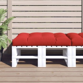 Red fabric pallet sofa cushion 120x80x12 cm by vidaXL, Cushions for chairs and sofas - Ref: Foro24-314418, Price: 30,99 €, Di...