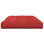 Cojín para sofá de palets de tela rojo 120x80x12 cm de vidaXL, Cojines para sillas y sofás - Ref: Foro24-314418, Precio: 29,7...