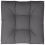 Anthracite fabric pallet sofa cushion 70x70x12 cm by vidaXL, Cushions for chairs and sofas - Ref: Foro24-314388, Price: 41,99...