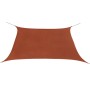 Toldo de vela cuadrado tela Oxford terracota 3,6x3,6 m de vidaXL, Sombrillas - Ref: Foro24-42307, Precio: 46,20 €, Descuento: %