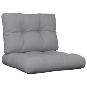 Cushions for pallet sofa 2 units gray fabric by vidaXL, Cushions for chairs and sofas - Ref: Foro24-314484, Price: 28,99 €, D...