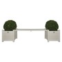 Maceteros blancos con banco, Esschert Design CF33W de Esschert Design, Maceteros y jardineras - Ref: Foro24-404626, Precio: 1...