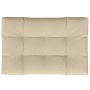 Cojín para sofá de palets de tela beige 120x80x12 cm de vidaXL, Cojines para sillas y sofás - Ref: Foro24-314415, Precio: 39,...