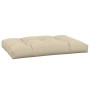 Cojín para sofá de palets de tela beige 120x80x12 cm de vidaXL, Cojines para sillas y sofás - Ref: Foro24-314415, Precio: 39,...