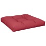 Cojín para muebles de palets tela rojo tinto 80x80x12 cm de vidaXL, Cojines para sillas y sofás - Ref: Foro24-40974, Precio: ...