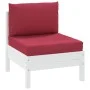 Palettenkissen 2 Stück aus rotem Oxford-Stoff von vidaXL, Kissen für Stühle und Sofas - Ref: Foro24-315061, Preis: 30,67 €, R...