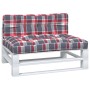 Cushions for pallets 2 units red checkered fabric by vidaXL, Cushions for chairs and sofas - Ref: Foro24-314556, Price: 67,93...