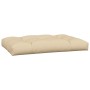 Cushions for pallets, 2 units, beige fabric by vidaXL, Cushions for chairs and sofas - Ref: Foro24-314546, Price: 75,07 €, Di...