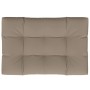 Cojín de asiento de jardín de tela gris taupe 120x80x12 cm de vidaXL, Cojines para sillas y sofás - Ref: Foro24-47504, Precio...