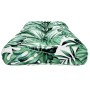 Cushion for pallet sofa, leaf print fabric, 120x40x12 cm by vidaXL, Cushions for chairs and sofas - Ref: Foro24-315246, Price...