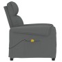 Sillón de masaje de tela gris oscuro de vidaXL, Sillones de masaje eléctricos - Ref: Foro24-348009, Precio: 189,04 €, Descuen...