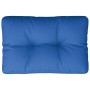 Blue fabric pallet sofa cushion 50x40x12 cm by vidaXL, Cushions for chairs and sofas - Ref: Foro24-314433, Price: 20,59 €, Di...