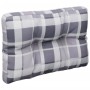 Cushion for sofa pallet sofa gray plaid fabric 60x40x12 cm by vidaXL, Cushions for chairs and sofas - Ref: Foro24-314447, Pri...