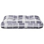 Cushion for sofa pallet sofa gray plaid fabric 60x40x12 cm by vidaXL, Cushions for chairs and sofas - Ref: Foro24-314447, Pri...