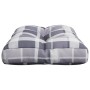 Cushion for sofa pallet sofa gray plaid fabric 60x40x12 cm by vidaXL, Cushions for chairs and sofas - Ref: Foro24-314447, Pri...