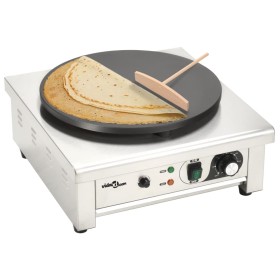 Crepera con bandeja extraíble 40 cm 3000 W de vidaXL, Placas para calentar - Ref: Foro24-50740, Precio: 284,99 €, Descuento: %