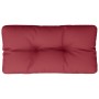 Cojín para sofá de palets de tela rojo tinto 80x40x12 cm de vidaXL, Cojines para sillas y sofás - Ref: Foro24-315240, Precio:...