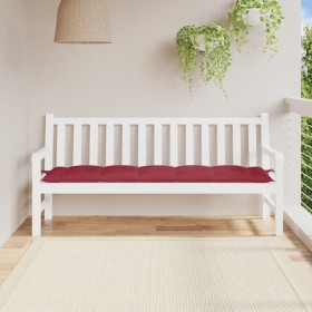 Gartenbankauflage Oxford-Stoff rot rot 180x50x7 cm von vidaXL, Kissen für Stühle und Sofas - Ref: Foro24-314977, Preis: 40,99...