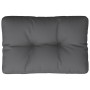 Anthracite fabric pallet sofa cushion 50x40x12 cm by vidaXL, Cushions for chairs and sofas - Ref: Foro24-314423, Price: 22,99...