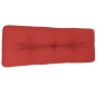 Cojín para sofá de palets de tela rojo 120x40x12 cm de vidaXL, Cojines para sillas y sofás - Ref: Foro24-314478, Precio: 20,4...