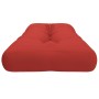 Cojín para sofá de palets de tela rojo 120x40x12 cm de vidaXL, Cojines para sillas y sofás - Ref: Foro24-314478, Precio: 20,4...