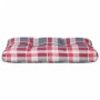 Cushion for pallet sofa red plaid fabric 70x40x12 cm by vidaXL, Cushions for chairs and sofas - Ref: Foro24-314461, Price: 23...