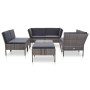 Garden furniture set 8 pieces and gray synthetic rattan cushions by vidaXL, Garden sets - Ref: Foro24-48954, Price: 550,37 €,...