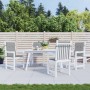 Gartenstuhlkissen niedrige Rückenlehne 4 Stück grauer Oxford-Stoff von vidaXL, Kissen für Stühle und Sofas - Ref: Foro24-4755...