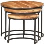 Stackable tables 3 units solid acacia wood by vidaXL, Coffee table - Ref: Foro24-286185, Price: 104,97 €, Discount: %