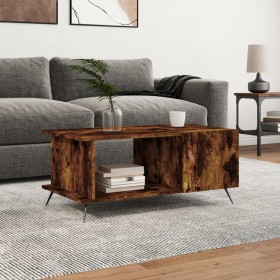 Smoked oak plywood coffee table 90x50x40 cm by vidaXL, Coffee table - Ref: Foro24-829465, Price: 43,87 €, Discount: %