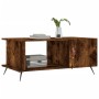 Smoked oak plywood coffee table 90x50x40 cm by vidaXL, Coffee table - Ref: Foro24-829465, Price: 43,81 €, Discount: %