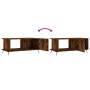 Smoked oak plywood coffee table 90x50x40 cm by vidaXL, Coffee table - Ref: Foro24-829465, Price: 43,81 €, Discount: %