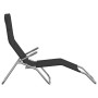 Folding lounger 2 pcs textilene steel with black coating by vidaXL, Loungers - Ref: Foro24-360172, Price: 153,28 €, Discount: %