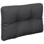 Black fabric pallet sofa cushion 50x40x12 cm by vidaXL, Cushions for chairs and sofas - Ref: Foro24-314430, Price: 20,59 €, D...