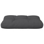 Black fabric pallet sofa cushion 50x40x12 cm by vidaXL, Cushions for chairs and sofas - Ref: Foro24-314430, Price: 20,59 €, D...