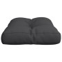 Black fabric pallet sofa cushion 50x40x12 cm by vidaXL, Cushions for chairs and sofas - Ref: Foro24-314430, Price: 20,59 €, D...