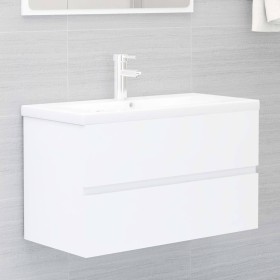 White engineered wood sink cabinet by vidaXL, bathroom vanities - Ref: Foro24-3071549, Price: 195,99 €, Discount: %