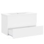 Mueble con lavabo madera de ingeniería blanco de vidaXL, Tocadores de baño - Ref: Foro24-3071549, Precio: 196,35 €, Descuento: %