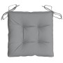 Cojines de silla de jardín 4 uds tela gris 40x40x7 cm de vidaXL, Cojines para sillas y sofás - Ref: Foro24-314864, Precio: 19...