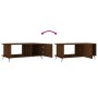 Mesa de centro madera contrachapada roble marrón 90x50x40 cm de vidaXL, Mesas de centro - Ref: Foro24-829467, Precio: 42,77 €...