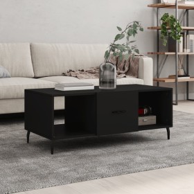 Black plywood coffee table 102x50x40 cm by vidaXL, Coffee table - Ref: Foro24-829317, Price: 49,28 €, Discount: %