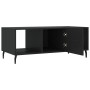 Mesa de centro madera contrachapada negro 102x50x40 cm de vidaXL, Mesas de centro - Ref: Foro24-829317, Precio: 48,28 €, Desc...