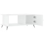 Mesa de centro madera contrachapada blanco brillo 90x50x40 cm de vidaXL, Mesas de centro - Ref: Foro24-829462, Precio: 47,99 ...