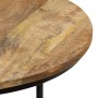 Mesas apilables 2 unidades madera rugosa de mango de vidaXL, Mesas de centro - Ref: Foro24-337999, Precio: 84,77 €, Descuento: %