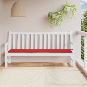 Gartenbankauflage Oxford-Stoff rot 200x50x3 cm von vidaXL, Kissen für Stühle und Sofas - Ref: Foro24-47610, Preis: 33,99 €, R...