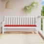 Garden bench cushion Oxford fabric red 200x50x3 cm by vidaXL, Cushions for chairs and sofas - Ref: Foro24-47610, Price: 33,13...