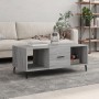 Sonoma-Couchtisch aus grauem Sperrholz, 102 x 50 x 40 cm von vidaXL, Couchtisch - Ref: Foro24-829322, Preis: 51,87 €, Rabatt: %